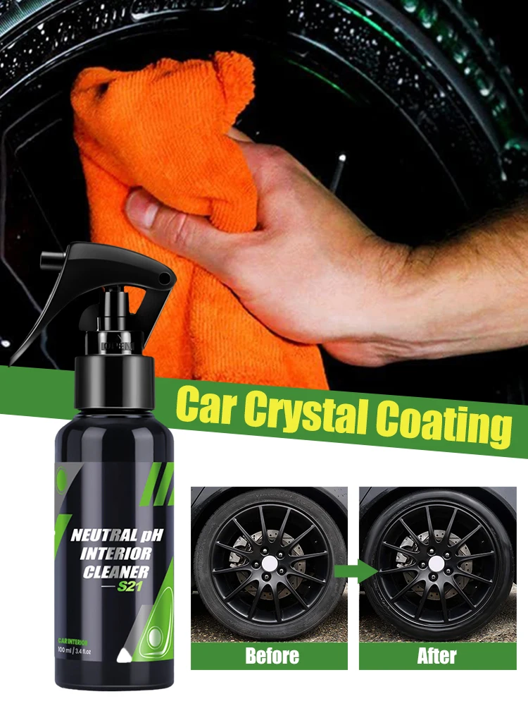 100ml Car Ceramic Coating Agent Hydrophobic Oxidation Protection Crystal Plating Spray Liquid Car Paint Polishing Car Care Kit
100ml Car Ceramic Coating Agent Hydrophobic Oxidation Protection Crystal Plating Spray Liquid Car Paint Polishing Car Care Kit