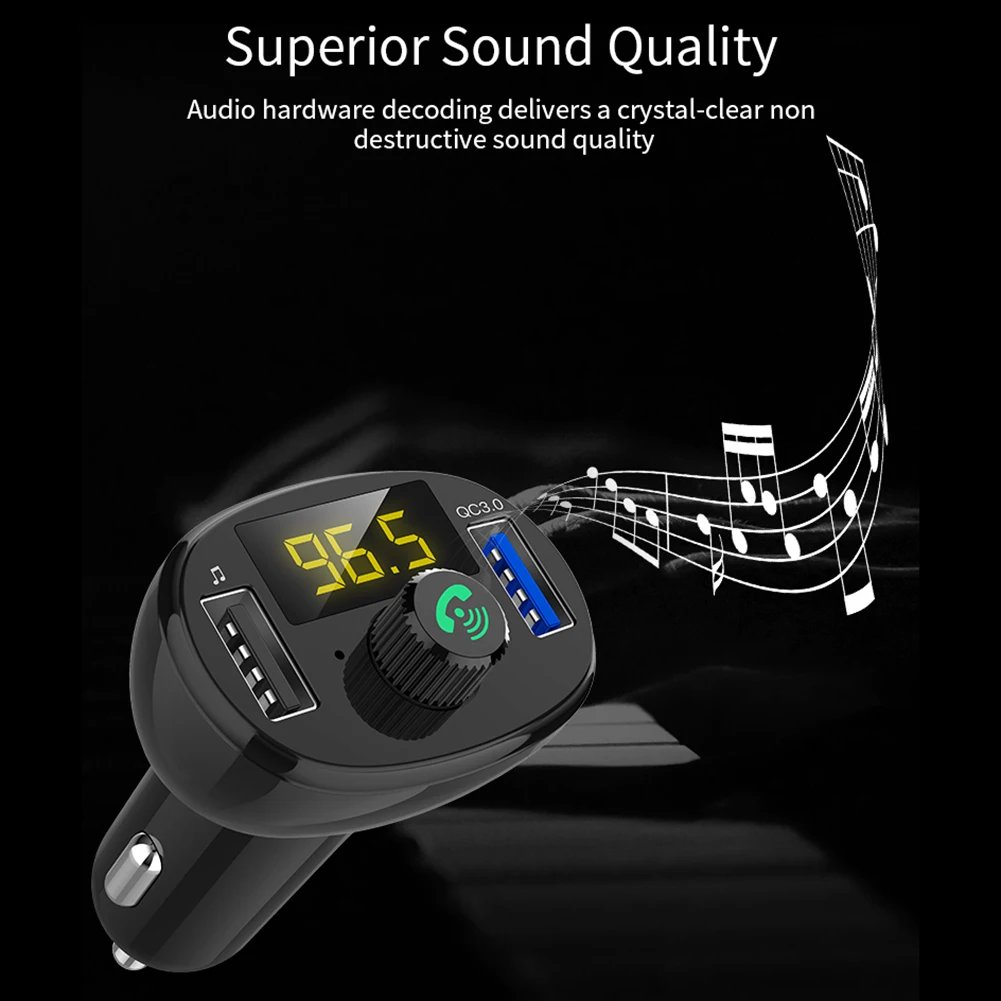 Wireless ABS Bluetooth FM USB Charger Transmitter MP3 Radio Adapter Car Fast In-Car Less Than 10m/33ft 1G-32G Interior Fascias
Wireless ABS Bluetooth FM USB Charger Transmitter MP3 Radio Adapter Car Fast In-Car Less Than 10m/33ft 1G-32G Interior Fascias
