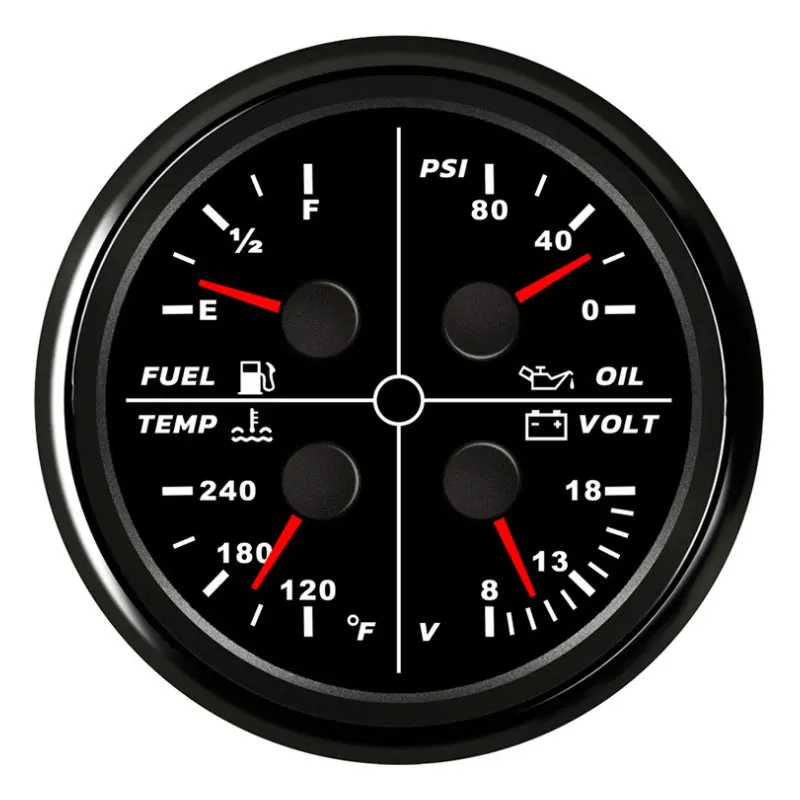 Multifunctional LCD Instrument TFT Gauge with RPM Fuel level Engine temperature Oil pressure Engine work hours
Multifunctional LCD Instrument TFT Gauge with RPM Fuel level Engine temperature Oil pressure Engine work hours