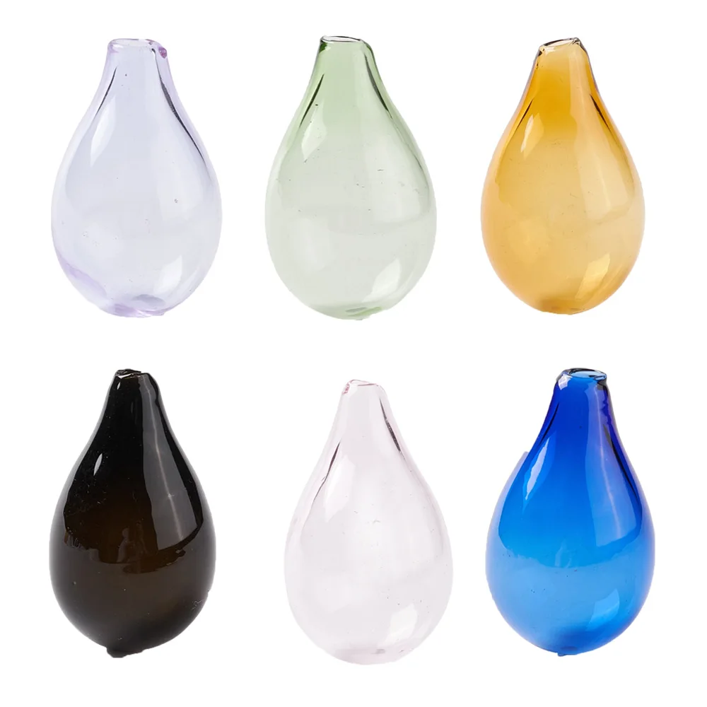 10pcs Handmade Blown Glass Beads for Glass Teardrop Bottles Vial Pendants Making DIY Necklace Earring Crafts Decor,Hole:2~3.5mm
10pcs Handmade Blown Glass Beads for Glass Teardrop Bottles Vial Pendants Making DIY Necklace Earring Crafts Decor,Hole:2~3.5mm