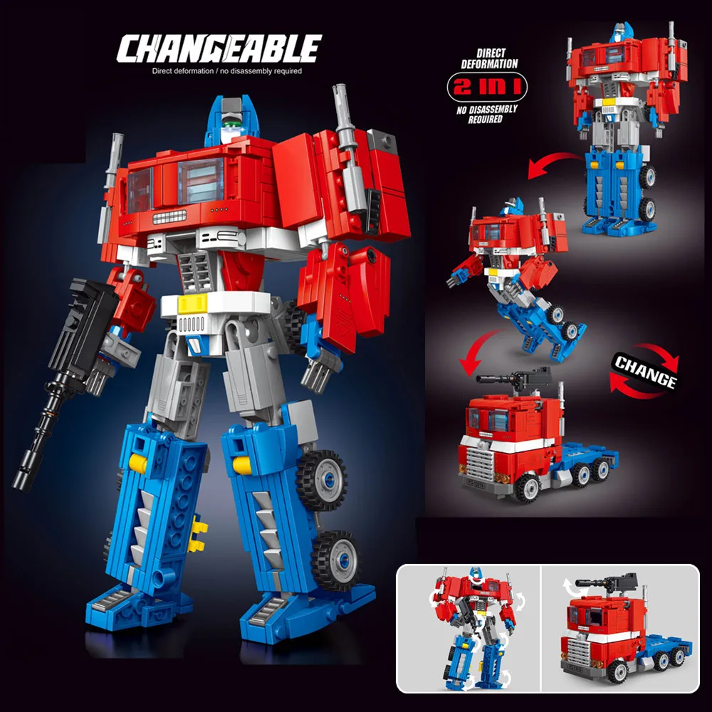 2022 Technical Transformation Super Robot Optimus Deformation Prime Super Heroes Building Block Brick Model Toy Kid Gift
2022 Technical Transformation Super Robot Optimus Deformation Prime Super Heroes Building Block Brick Model Toy Kid Gift