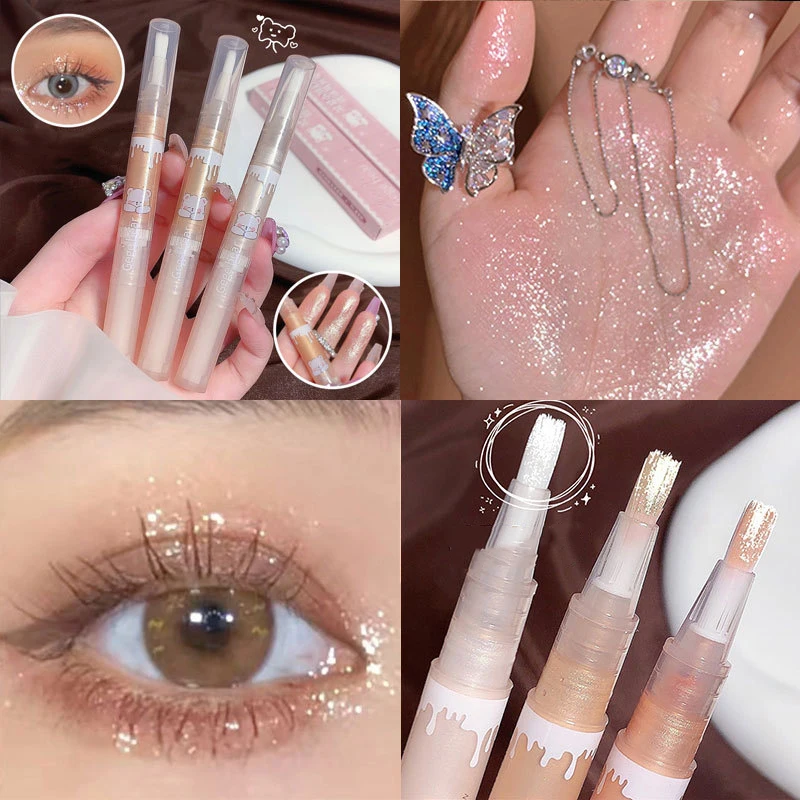Shiny Diamond Highlight Brush Pen Eye Makeup Highlighter Waterproof Pearl White Brighten Silkworm Shadow Liquid Eyeliner Pen
Shiny Diamond Highlight Brush Pen Eye Makeup Highlighter Waterproof Pearl White Brighten Silkworm Shadow Liquid Eyeliner Pen