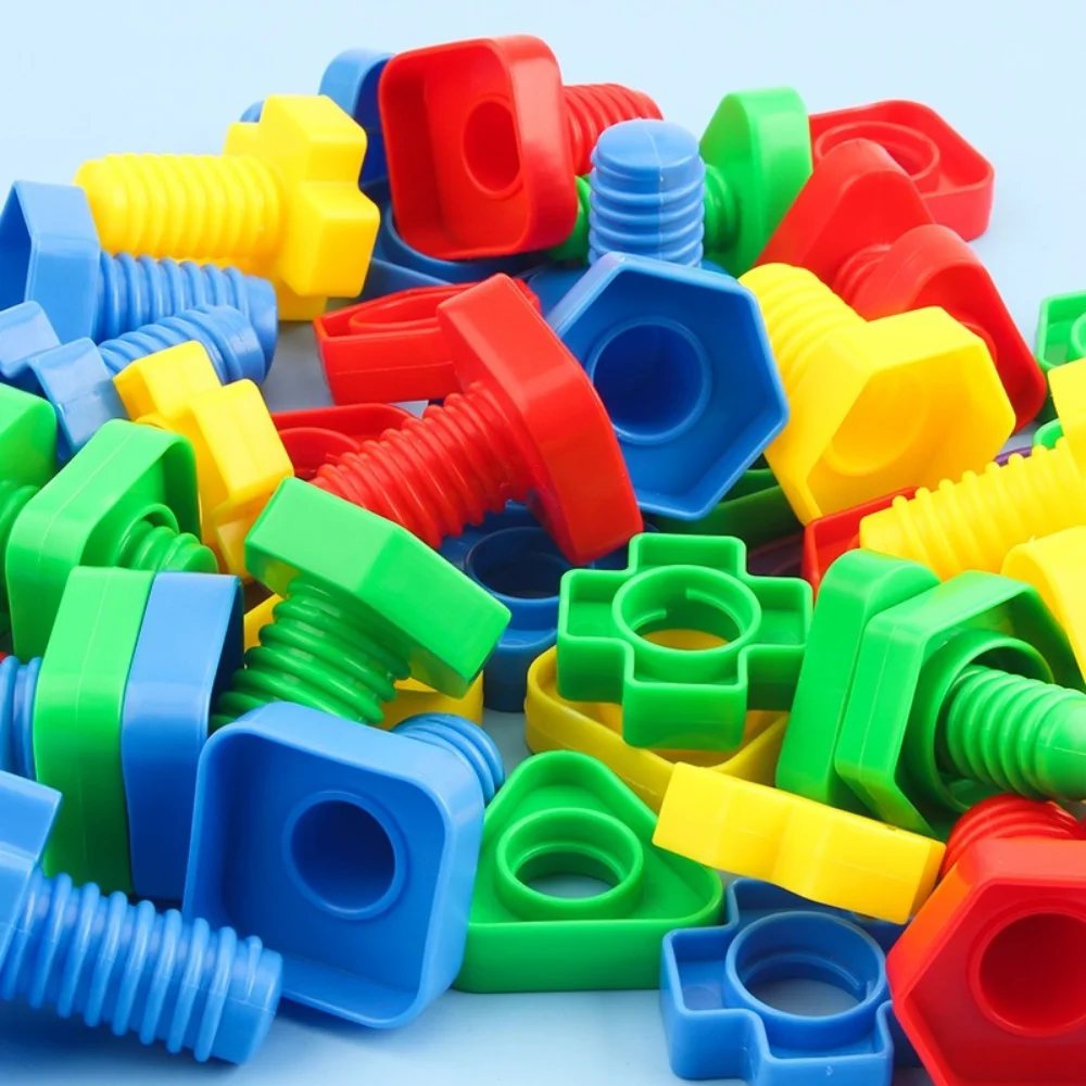 10/20 Set Screw Building Blocks Plastic Insert Blocks Nut Shape Toys for Children Educational Toys Baby Montessori Toys Models
10/20 Set Screw Building Blocks Plastic Insert Blocks Nut Shape Toys for Children Educational Toys Baby Montessori Toys Models