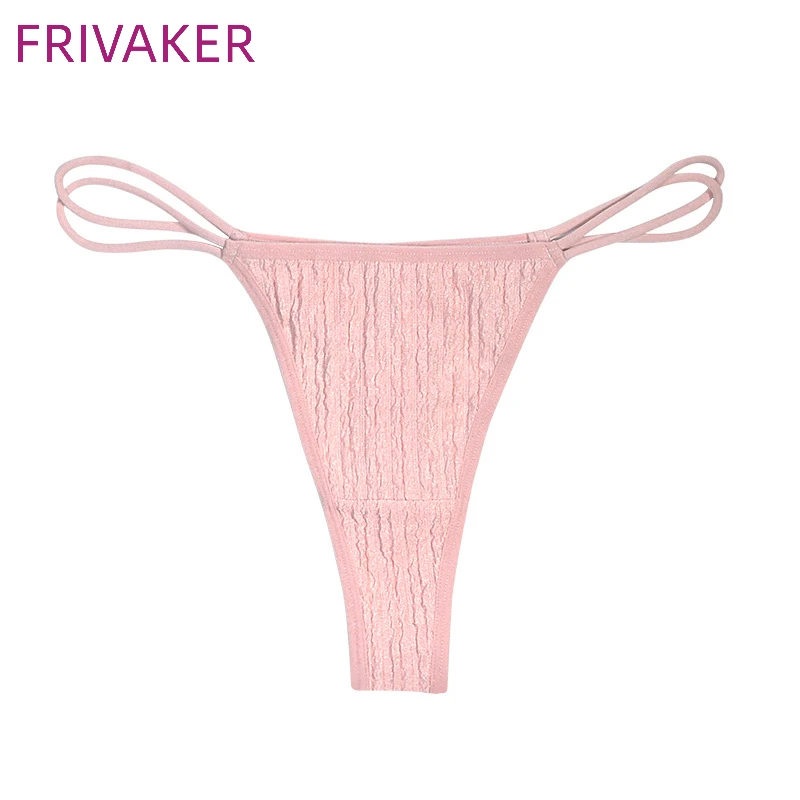 FRIVAKER Standard Western Size New Women's Thong Strap Seamless Sexy Glamour Panties Briefs Lingerie High Quality G-string
FRIVAKER Standard Western Size New Women's Thong Strap Seamless Sexy Glamour Panties Briefs Lingerie High Quality G-string