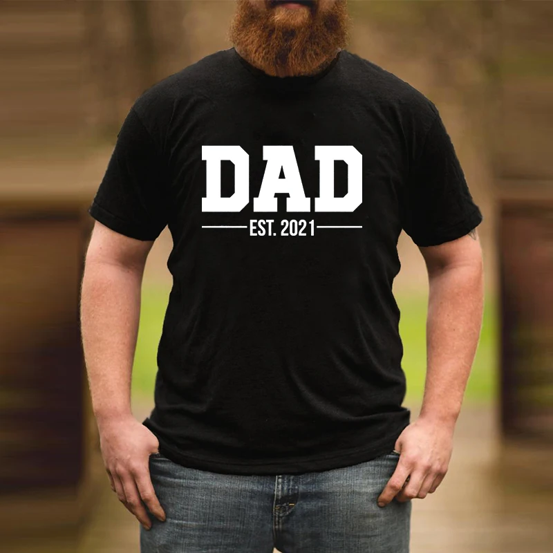 Dad Est 2021Shirt Dad Gift Fathers Day Men Clothing New Dad T-Shirt Gift for Dad Father's Day Gift Custom Dad Shirt Dad Tee L
Dad Est 2021Shirt Dad Gift Fathers Day Men Clothing New Dad T-Shirt Gift for Dad Father's Day Gift Custom Dad Shirt Dad Tee L