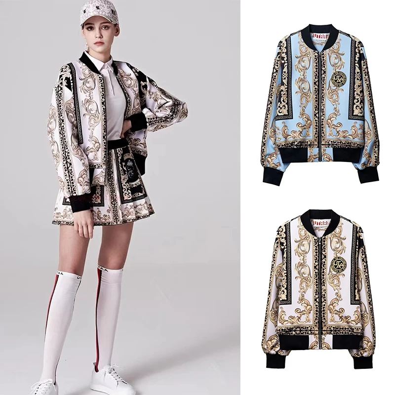 Golf Apparel Women's Summer Thin New Product Coat Long Sleeve Printed Fashion Versatile Top Sports
Golf Apparel Women's Summer Thin New Product Coat Long Sleeve Printed Fashion Versatile Top Sports