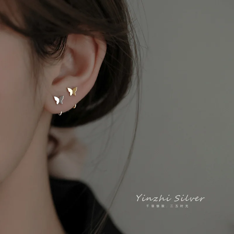 925 Sterling Silver Mini Earrings, Small Sterling Silver Stud Earrings with Butterfly Screws, Small Fresh Earrings for Women
925 Sterling Silver Mini Earrings, Small Sterling Silver Stud Earrings with Butterfly Screws, Small Fresh Earrings for Women