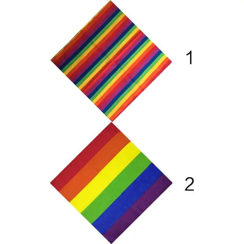 652F Hip Hop Cotton Multi-Purpose Bandana Square Scarf Rainbow Stripes Headband Wrap
652F Hip Hop Cotton Multi-Purpose Bandana Square Scarf Rainbow Stripes Headband Wrap