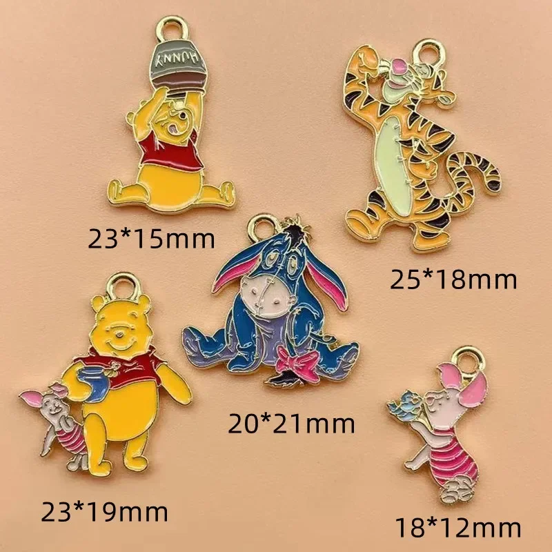 10pcs Enamel Cartoon Anime Charm Pig Little Bear Earring Pendant DIY Keychain Bracelet Necklace Jewelry Accessories
10pcs Enamel Cartoon Anime Charm Pig Little Bear Earring Pendant DIY Keychain Bracelet Necklace Jewelry Accessories