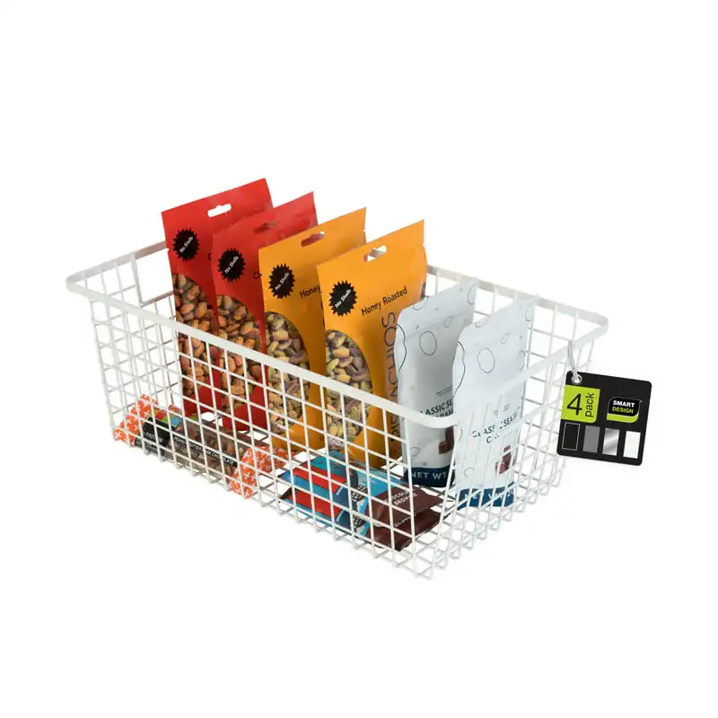 - Heavy Duty Foldable Storage Containers Pack of 4 White Heavy Duty Foldable Storage Containers - 9 x 16 x 6 Inches - Basket Org
- Heavy Duty Foldable Storage Containers Pack of 4 White Heavy Duty Foldable Storage Containers - 9 x 16 x 6 Inches - Basket Org