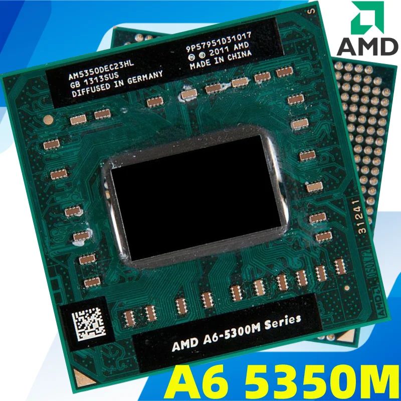 Центральный процессор для ноутбука A6-5350M 2,9 ГГц/1 Мб/2 ядра/Socket FS1 (FS1r2)
Центральный процессор для ноутбука A6-5350M 2,9 ГГц/1 Мб/2 ядра/Socket FS1 (FS1r2)