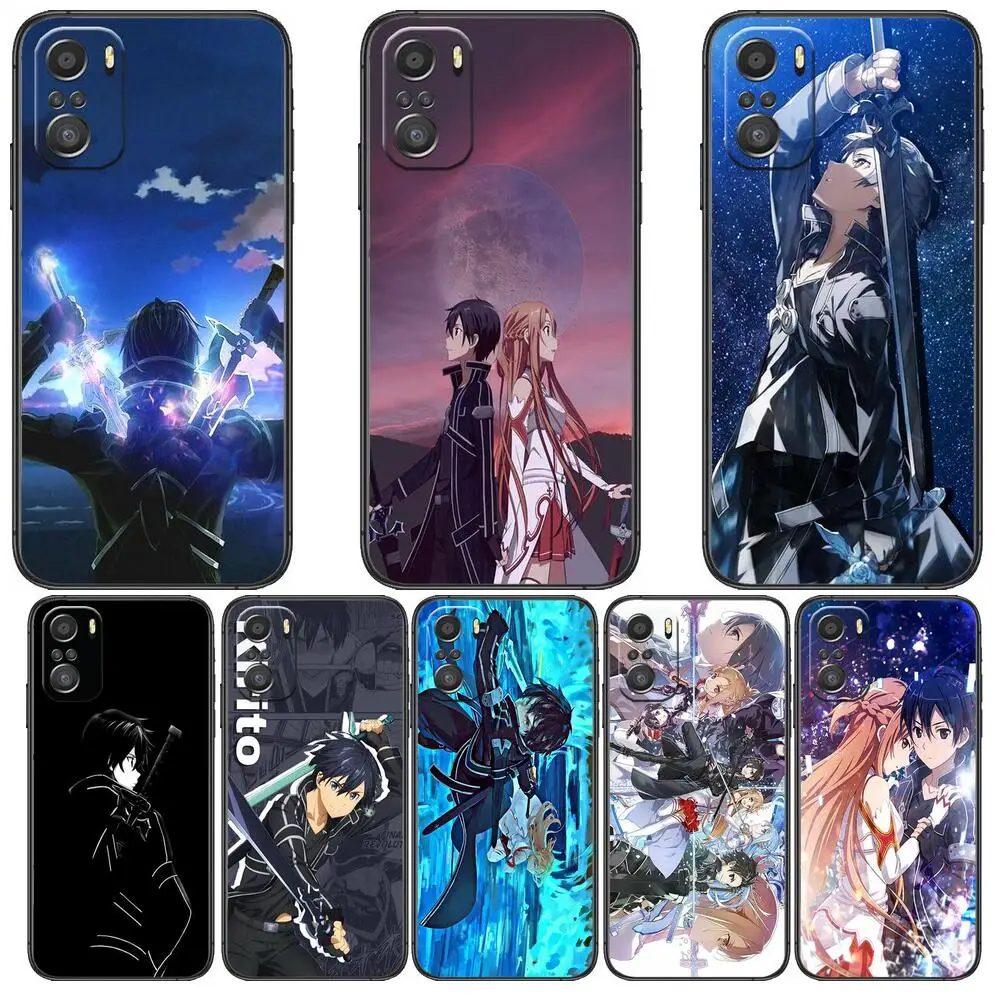 Sword art online For Xiaomi Redmi Note 10S 10 9T 9S 9 8T 8 7S 7 6 5A 5 Pro Max Soft Black Phone Case 
Sword art online For Xiaomi Redmi Note 10S 10 9T 9S 9 8T 8 7S 7 6 5A 5 Pro Max Soft Black Phone Case