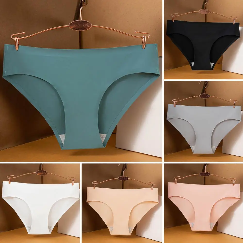 Women Seamless Panties Bikinis Panties for Female XXXL Underwear Panty Colorful Silk Lingerie Low-Waist Briefs Slip Femme Tangas
Women Seamless Panties Bikinis Panties for Female XXXL Underwear Panty Colorful Silk Lingerie Low-Waist Briefs Slip Femme Tangas