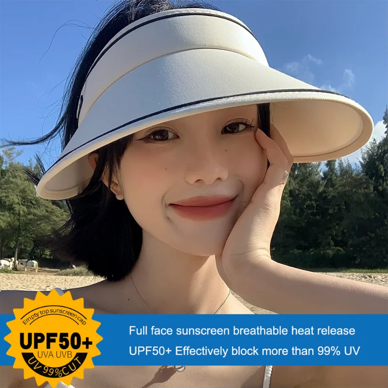 2023Empty Hat Sunblock Hat Women's Summer Simple Sun Hat Large Brim Visor Visor Riding Hat
2023Empty Hat Sunblock Hat Women's Summer Simple Sun Hat Large Brim Visor Visor Riding Hat