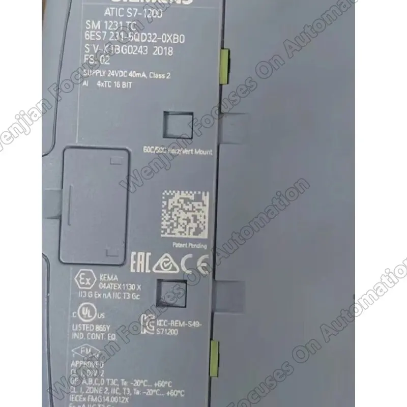 6ES7231-5QD32-0XB0 S7-1200 expanding SM1231, Модуль термопары 4TC 6es7231-5qd32-0xb0
6ES7231-5QD32-0XB0 S7-1200 expanding SM1231, Модуль термопары 4TC 6es7231-5qd32-0xb0