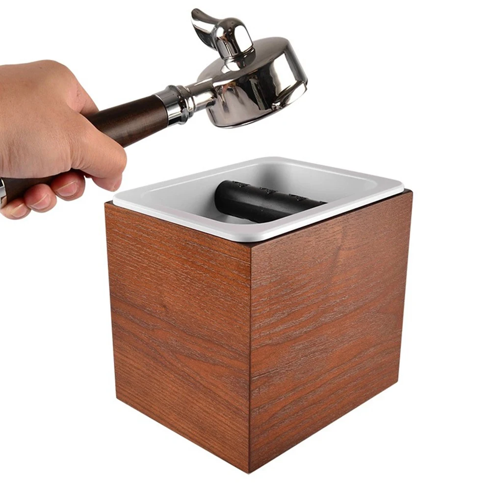 Coffee Knocking Slag Bucket Embedded Slag Tapping Bucket Detachable Coffee Slag Bucket Wooden Slag Box Powder Pressing Seat
Coffee Knocking Slag Bucket Embedded Slag Tapping Bucket Detachable Coffee Slag Bucket Wooden Slag Box Powder Pressing Seat