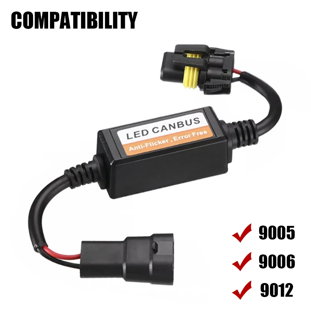 2pcs 9005/9006/HB3/HB4 LED Headlight Decoder Adapter Canbus Anti-Flicker Harness Bulbs Resistor Decoder Warning Error Canceller
2pcs 9005/9006/HB3/HB4 LED Headlight Decoder Adapter Canbus Anti-Flicker Harness Bulbs Resistor Decoder Warning Error Canceller