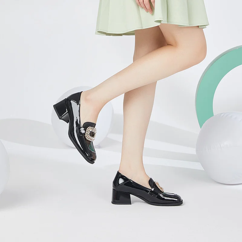 Kangnai Pumps Women Shoes Microfiber High Heels Square Toe Mules Slip-on Fashion Elegant Female Shoes
Kangnai Pumps Women Shoes Microfiber High Heels Square Toe Mules Slip-on Fashion Elegant Female Shoes