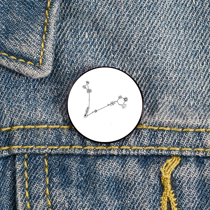 Pisces Zodiac Wildflower Constellation Pin Custom Funny Brooches Shirt Lapel Bag Cute Badge Jewelry Gift for Lover Girl Friends
Pisces Zodiac Wildflower Constellation Pin Custom Funny Brooches Shirt Lapel Bag Cute Badge Jewelry Gift for Lover Girl Friends