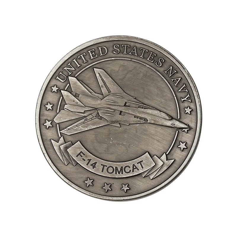 Памятная монета "F-14 Tomcat" 
Памятная монета "F-14 Tomcat"