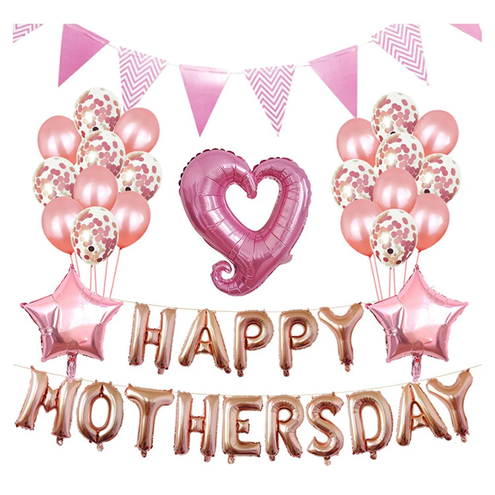 16 Inch Happy Mother's Day Aluminum Foil Balloon Set Scene Decoration Party Event Blessing Balloons
16 Inch Happy Mother's Day Aluminum Foil Balloon Set Scene Decoration Party Event Blessing Balloons
