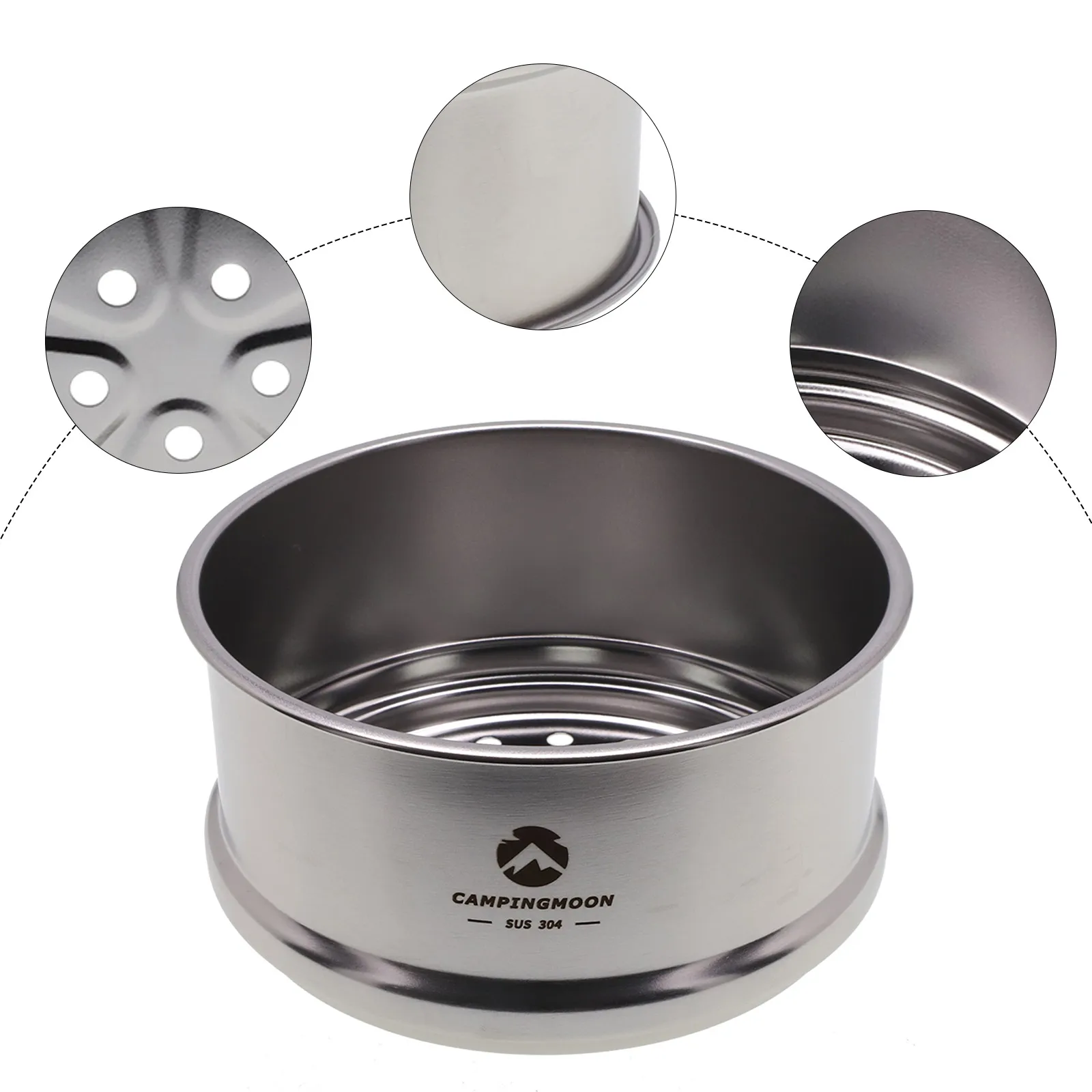 CAMPINGMOON Stainless Steel Steamer For Outdoor Sierra Bowl Cup Kitchen Picnic Kitchens Hotels Banquets Outdoor Picnics Supplie
CAMPINGMOON Stainless Steel Steamer For Outdoor Sierra Bowl Cup Kitchen Picnic Kitchens Hotels Banquets Outdoor Picnics Supplie