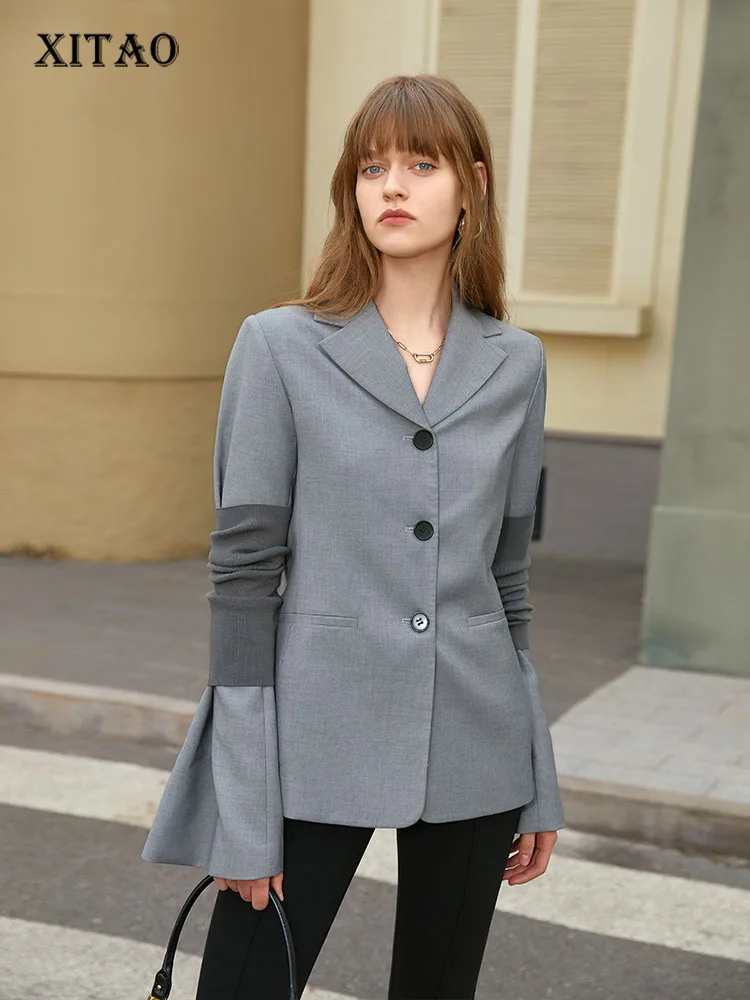 XITAO Women Blazer Fashion Full Sleeve Single Breast Vintage Elegant Small Fresh Casual Style Loose Spring Coat WMD5159
XITAO Women Blazer Fashion Full Sleeve Single Breast Vintage Elegant Small Fresh Casual Style Loose Spring Coat WMD5159