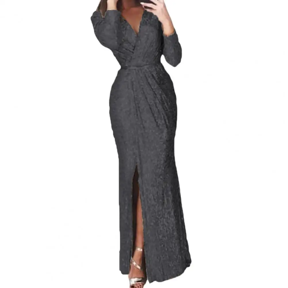 Women Sexy Deep V Neck Dress Fashion Sequin Dress Slit Long Sleeve Club Party Evening Dresses For Women 2022 vestidos de mujer
Women Sexy Deep V Neck Dress Fashion Sequin Dress Slit Long Sleeve Club Party Evening Dresses For Women 2022 vestidos de mujer