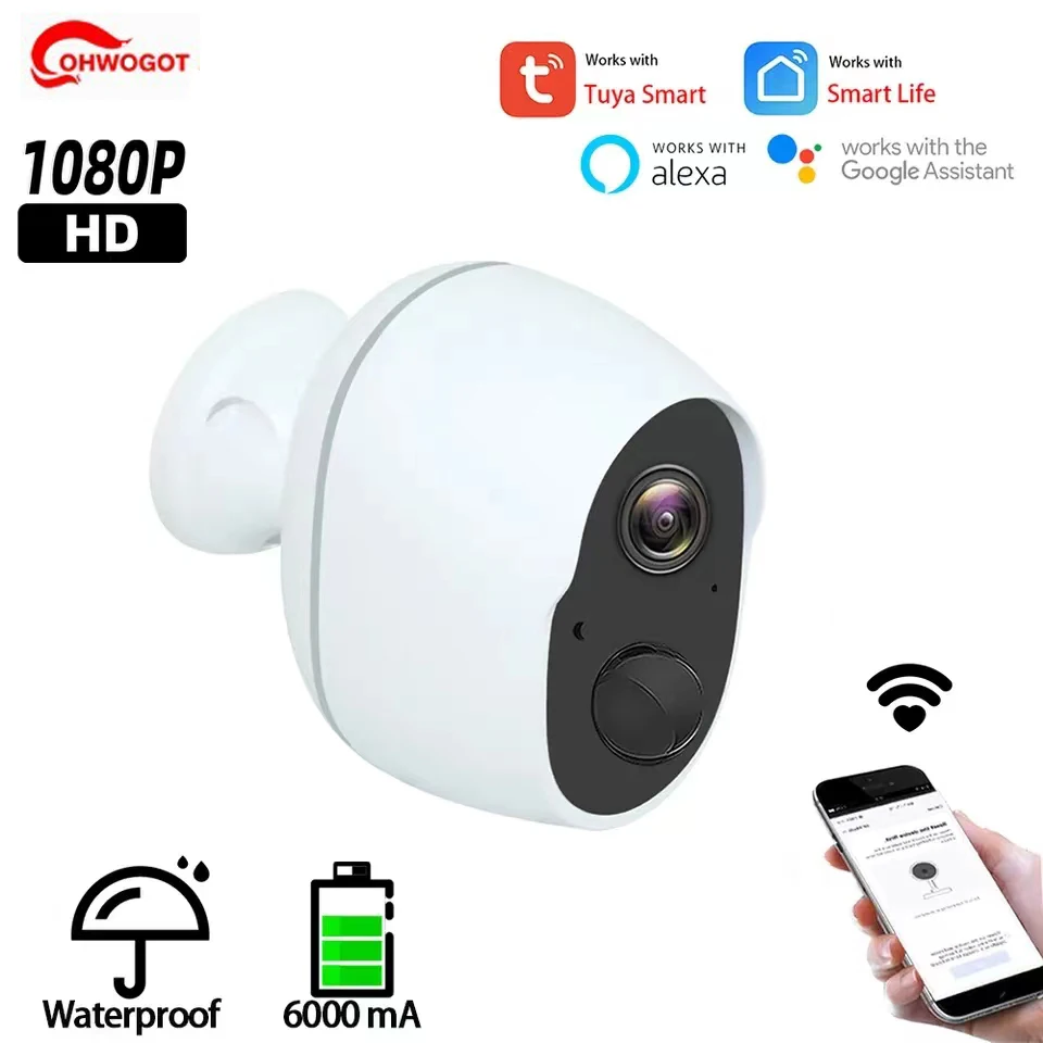 1080P Wifi Battery Camera Low Power IP Wireless Cam Smart Home Security Survillance Outdoor Waterproof Cam Support Cloud Storage
1080P Wifi Battery Camera Low Power IP Wireless Cam Smart Home Security Survillance Outdoor Waterproof Cam Support Cloud Storage