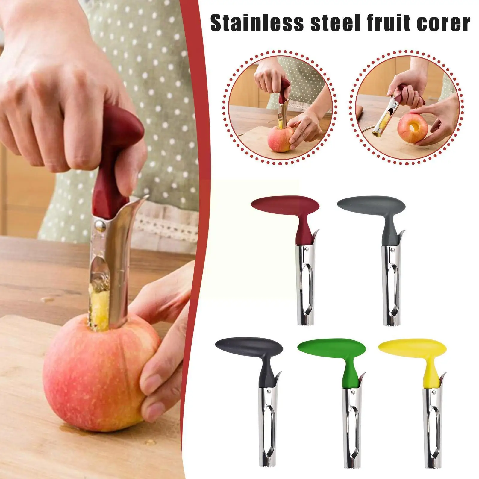 Steel Pitting Knife Apple Cherries Apple Pear Kernels Pitting Pitting Fruit Tool Kitchen Knife Cutter G3G1 
Steel Pitting Knife Apple Cherries Apple Pear Kernels Pitting Pitting Fruit Tool Kitchen Knife Cutter G3G1