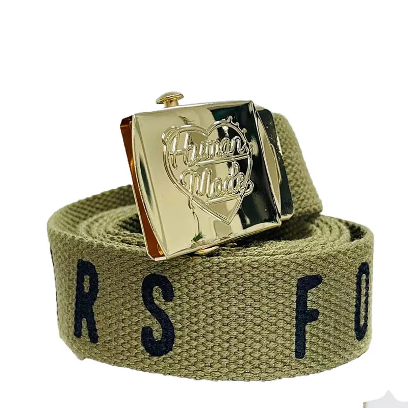 HUMAN MADE Belt Mirror Metal Buckle Men Women 1:1 Human Made Japanese Wear Safety Belt
HUMAN MADE Belt Mirror Metal Buckle Men Women 1:1 Human Made Japanese Wear Safety Belt