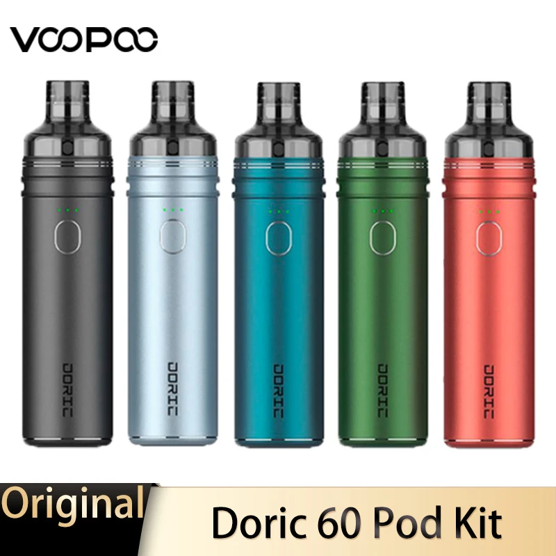 Original VOOPOO Doric 60 Kit Pod System 60W 2500mAh Built-in Battery 4.5ml PnP Pod Electronic Cigarette Vaporizer Vape Pen Kit
Original VOOPOO Doric 60 Kit Pod System 60W 2500mAh Built-in Battery 4.5ml PnP Pod Electronic Cigarette Vaporizer Vape Pen Kit
