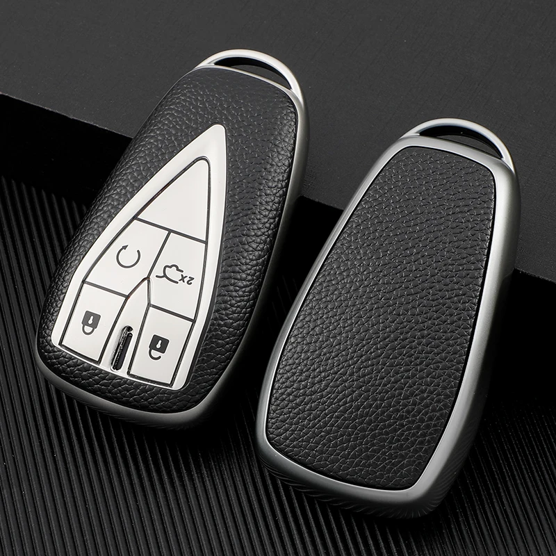 Tpu Leather Car Smart Key Case Cover Shell Fob for Changan EADO CS35Plus CS55Plus CS75Plus Holder Protector Keychain Accessories
Tpu Leather Car Smart Key Case Cover Shell Fob for Changan EADO CS35Plus CS55Plus CS75Plus Holder Protector Keychain Accessories