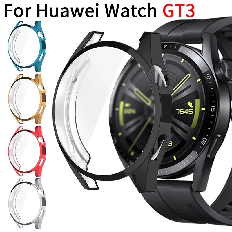 TPU Case For Huawei Watch GT3 46mm Screen Protector Cover Bumper For Huawei Watch GT 3 42mm 46mm Soft All-Around Full Case GT3
TPU Case For Huawei Watch GT3 46mm Screen Protector Cover Bumper For Huawei Watch GT 3 42mm 46mm Soft All-Around Full Case GT3