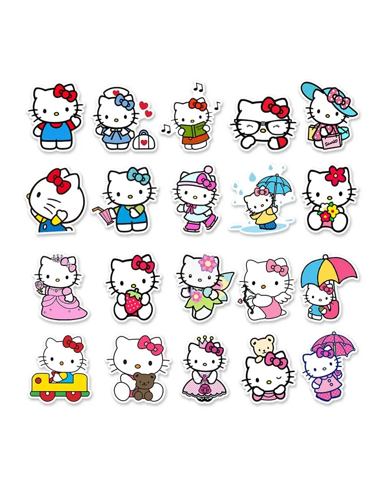 Hello Kitty Series Sticker Kawaii Stickers Trolley Case Guitar Skateboard Sticker Laptop Skins Anime Stickers Girls Portable Toy
Hello Kitty Series Sticker Kawaii Stickers Trolley Case Guitar Skateboard Sticker Laptop Skins Anime Stickers Girls Portable Toy