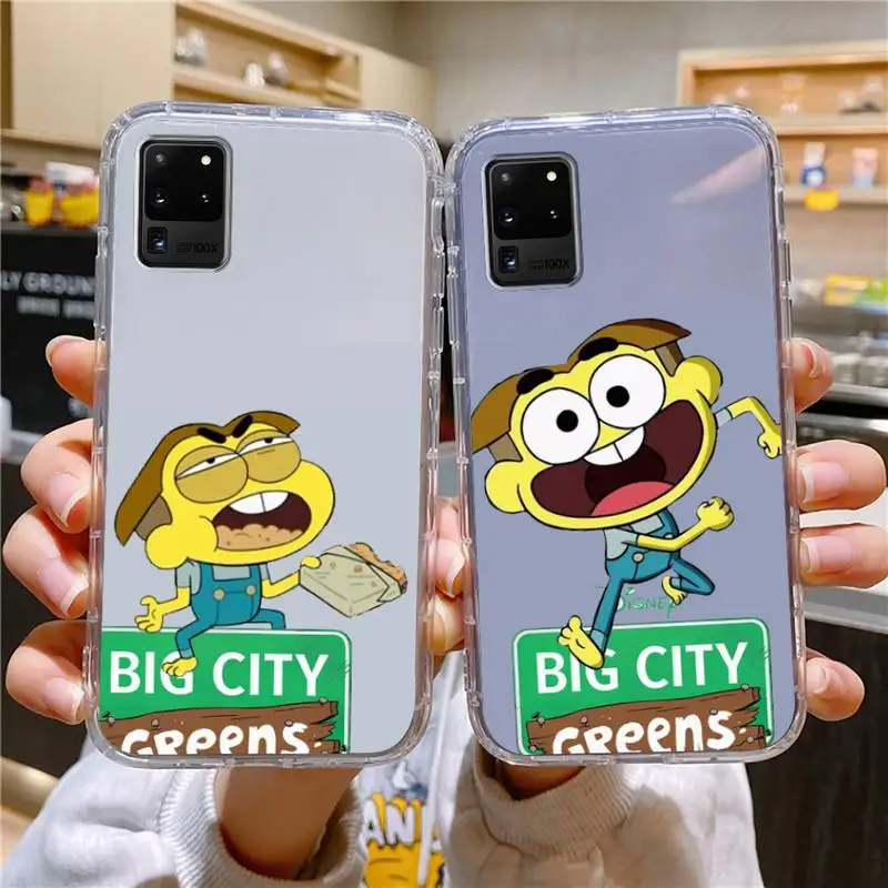 

Big City Greens Phone Case For Samsung Galaxy S10 S10e A70 Edge S22 S23 Plus Ultra Note10 Transparent Cove