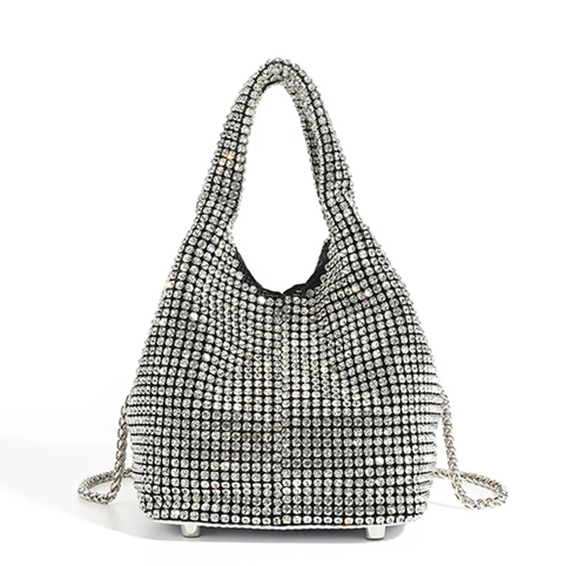 Crystal Crossbody Bucket Handbag Luxury Brand Clutch Bag Summer High Quality 2023 Designer Purse Ladies Diamond Silver Bags
Crystal Crossbody Bucket Handbag Luxury Brand Clutch Bag Summer High Quality 2023 Designer Purse Ladies Diamond Silver Bags