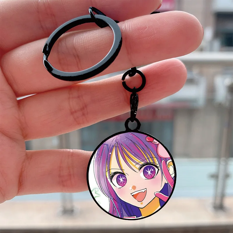Japanese Anime Hoshino Ai Sarina Key Tag Motorcycles Cars Backpack Chaveiro Keychain For Friends Key Ring Gifts Accessories
Japanese Anime Hoshino Ai Sarina Key Tag Motorcycles Cars Backpack Chaveiro Keychain For Friends Key Ring Gifts Accessories