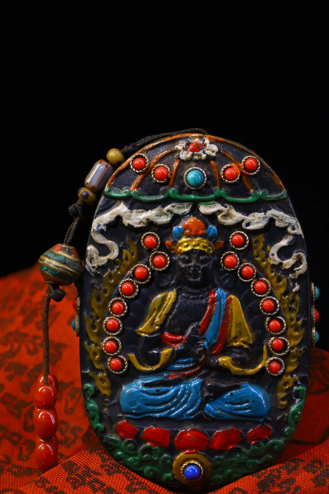 Коллекция тибетских храмов 3 дюйма, старое натуральное Филигранное волокно из метеорита, мозаика, драгоценный камень, бусины Dzi, амулет Будд... 
Коллекция тибетских храмов 3 дюйма, старое натуральное Филигранное волокно из метеорита, мозаика, драгоценный камень, бусины Dzi, амулет Будд...