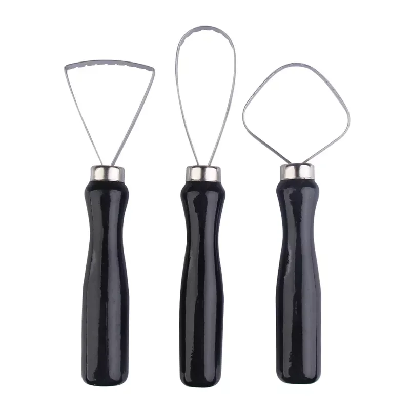 3Pcs Wood Pottery Clay Sculpture Big Loop Tool with Steel Flat Wire herramientas de arcilla
3Pcs Wood Pottery Clay Sculpture Big Loop Tool with Steel Flat Wire herramientas de arcilla