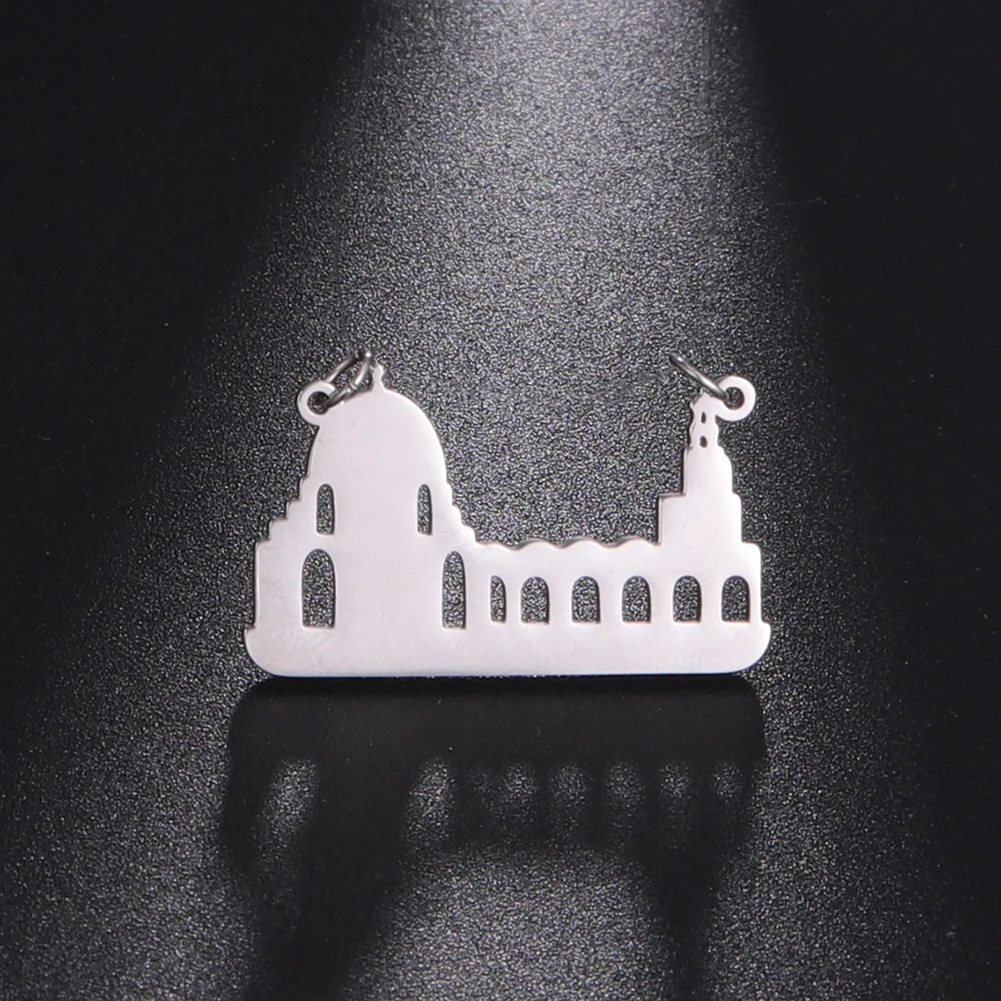 Wholesale Bulk 5pcs/Lot Stainless Steel Charms For Jewelry Making Castle Buildings Pendant For Necklace Diy Accessories Supplies
Wholesale Bulk 5pcs/Lot Stainless Steel Charms For Jewelry Making Castle Buildings Pendant For Necklace Diy Accessories Supplies