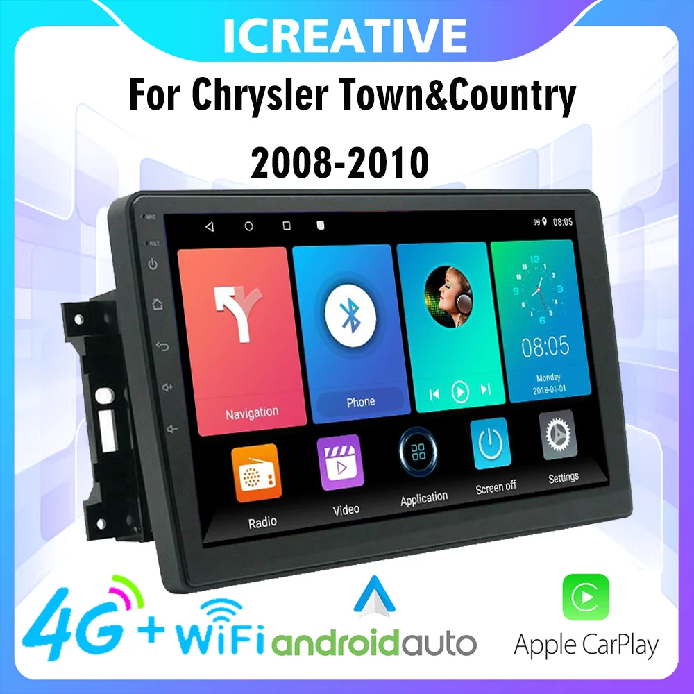 For Chrysler Town&Country 2008-2010 10.1 Inch 2 Din Car Radio Carplay Multimedia Player Navigation GPS Android Auto Stereo
For Chrysler Town&Country 2008-2010 10.1 Inch 2 Din Car Radio Carplay Multimedia Player Navigation GPS Android Auto Stereo