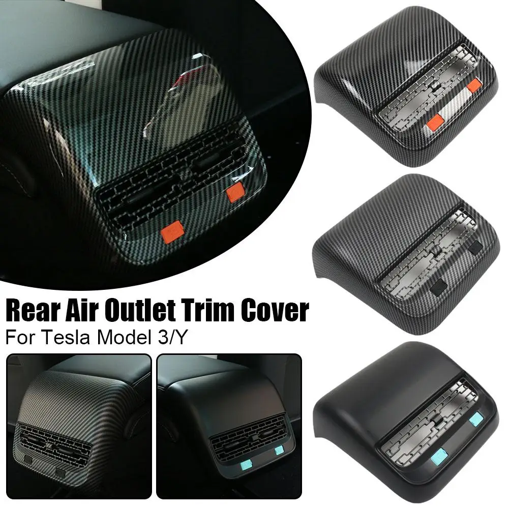 Carbon Fiber Rear Air Vent Outlet Cover AC Vent Trim for Tesla Model 3/Y Rear Center Console Air Vent Trim for Tesla Access B8N6
Carbon Fiber Rear Air Vent Outlet Cover AC Vent Trim for Tesla Model 3/Y Rear Center Console Air Vent Trim for Tesla Access B8N6