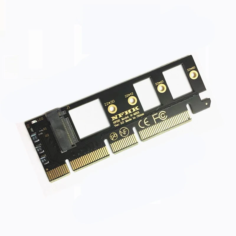M Key M.2 NVME AHCI SSD To PCI-E PCI Express 3.0 16x x4 Adapter Riser Card Converter For XP941 SM951 PM951 A110 SSD 
M Key M.2 NVME AHCI SSD To PCI-E PCI Express 3.0 16x x4 Adapter Riser Card Converter For XP941 SM951 PM951 A110 SSD