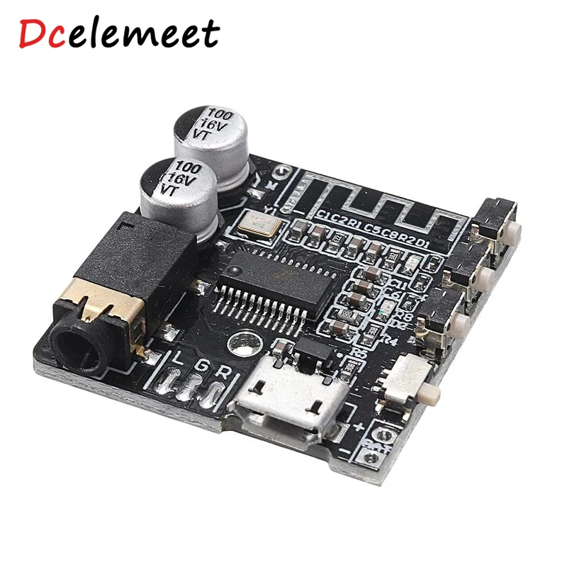 3.7-5V Mini Bluetooth Stereo Audio Receiver Board Module With Mic for arduino MP3 Player Bluetooth Lossless Decoder Board Type-C
3.7-5V Mini Bluetooth Stereo Audio Receiver Board Module With Mic for arduino MP3 Player Bluetooth Lossless Decoder Board Type-C