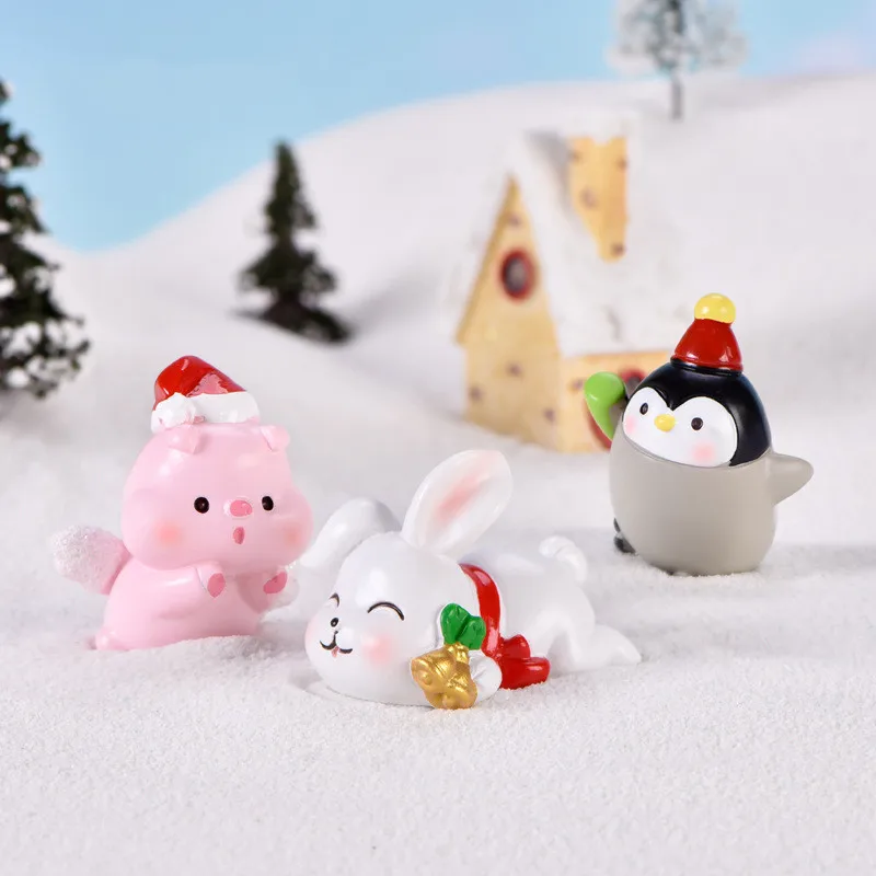 Figurines Miniature Cartoon Pig Elk Micro Landscape Ornaments For Christmas Decoration Home Kawaii Animal Room Decor Accessories
Figurines Miniature Cartoon Pig Elk Micro Landscape Ornaments For Christmas Decoration Home Kawaii Animal Room Decor Accessories