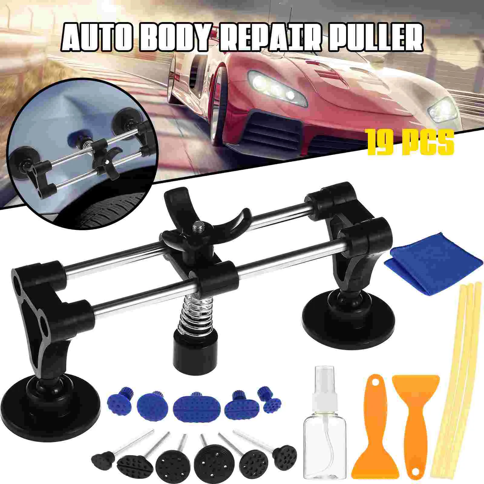 Dent Repair Pulling Removal Kit Professional Car Puller Remover Specialty Tools Vehicle Stainless Steel
Dent Repair Pulling Removal Kit Professional Car Puller Remover Specialty Tools Vehicle Stainless Steel