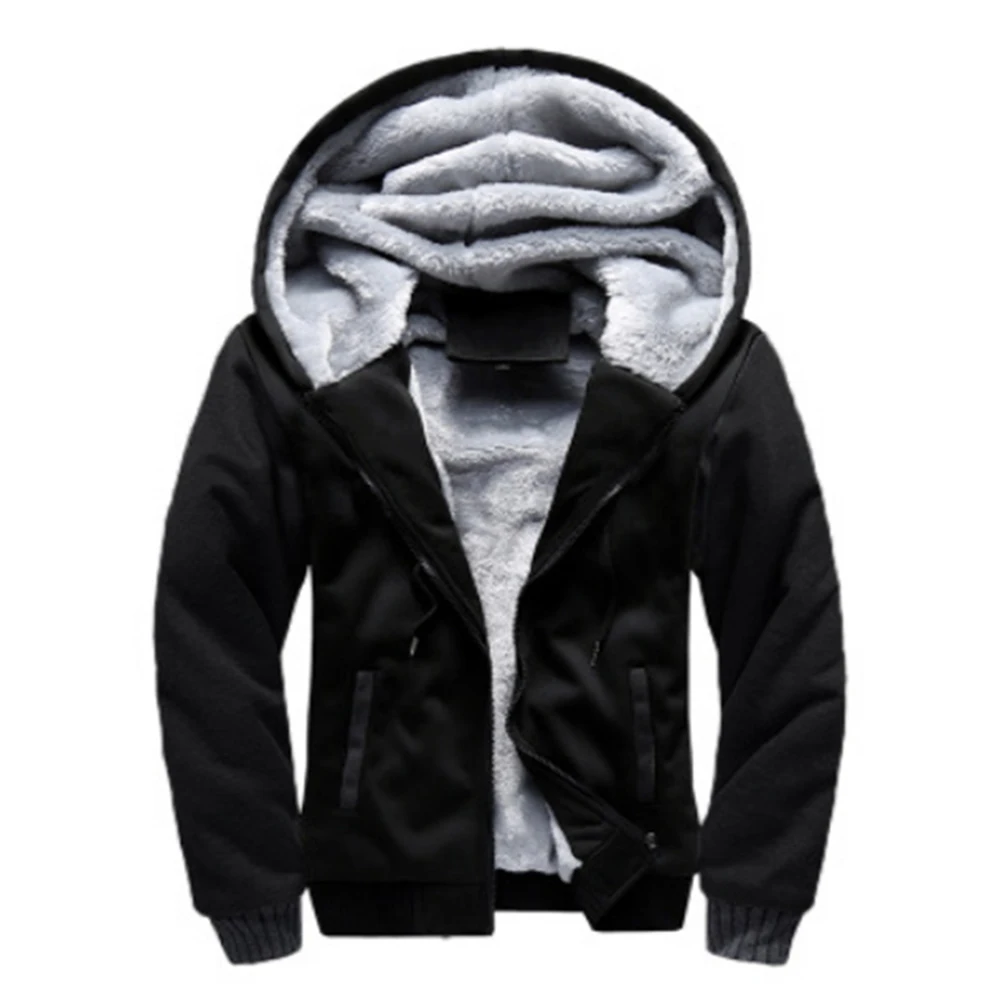 Men Thick Warm Fleece Coats Winte Thicken Plush Lined Hoodie Zip Up Winter Jacket Sweatshirt Tops Thermal Tops Cheap Sale
Men Thick Warm Fleece Coats Winte Thicken Plush Lined Hoodie Zip Up Winter Jacket Sweatshirt Tops Thermal Tops Cheap Sale