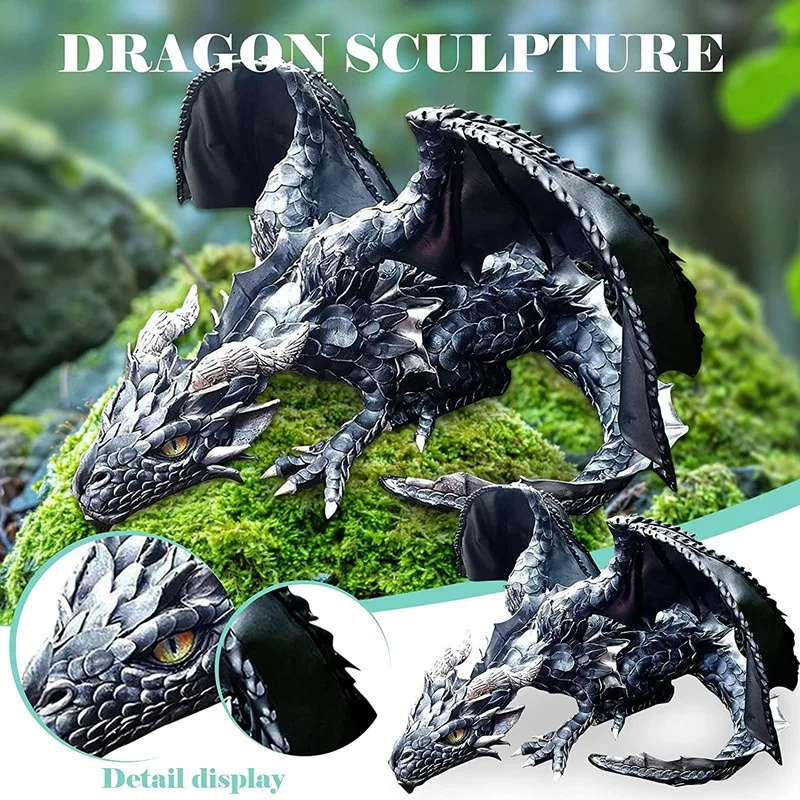 Garden Statue Big Squatting Dragon Sculpture Dragon Guardian Resin Garden Dragon Statues Outdoor Crafts Ornaments
Garden Statue Big Squatting Dragon Sculpture Dragon Guardian Resin Garden Dragon Statues Outdoor Crafts Ornaments
