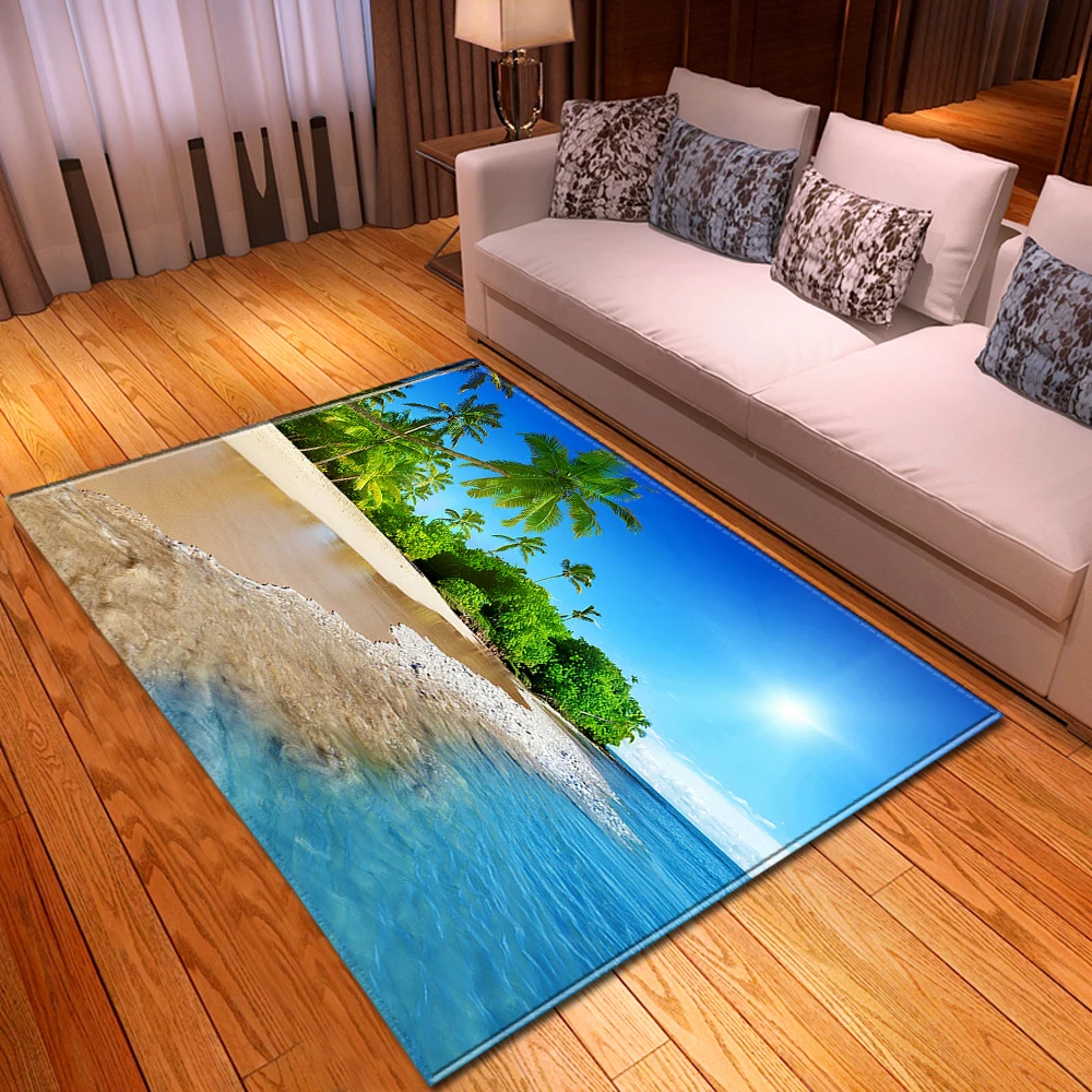 Beach Scenery Large Living Room Area Rug Kids Room Rugs Play Floor Mat Bedroom 3D Carpets Kitchen Mat Anti-Skid Doormat Entrance
Beach Scenery Large Living Room Area Rug Kids Room Rugs Play Floor Mat Bedroom 3D Carpets Kitchen Mat Anti-Skid Doormat Entrance